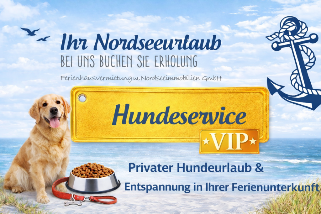 Hundeurlaub an der Nordsee mit Ihr-Nordseeurlaub – hundefreundliche Ferienunterkunft und Bello-Service