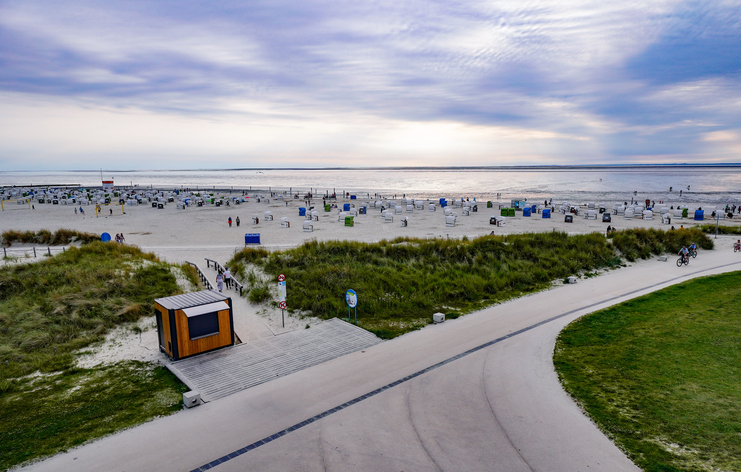Nordseeurlaub in Norddeich mit Ferienwohnungen nahe dem Deich
